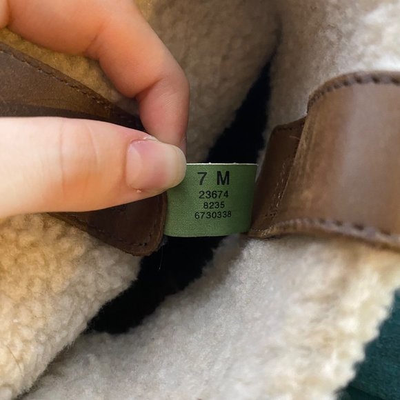 Timberland Nellie Fur Lined Leather Buckle Pull On Waterproof Boots Brown 7 - Picture 8 of 8